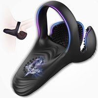 Penis Ring Vibrator Männer Sexspielzeug Drahtlose Fernbedienung Vibrierender Cockring Penis Massage gerät Verzögerung Trainer Hodensack Stimulator