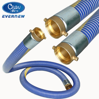 Tuyau flexible composite galvanisé à chaud pour transfert de mazout corrosif lourd et de produits chimiques en décharge offshore marine, avec découpe de raccords