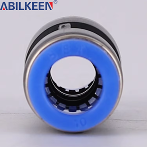 Raccord pneumatique ABILKEEN série PE, fabricant de pièces pneumatiques en plastique, connecteur rapide fileté pour tuyau d'air, raccord de tuyau - Product Image 5