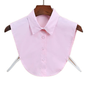 取り外し可能なハーフフェイクディッキーカラーブラウス（女性用シャツ） - Product Image 4