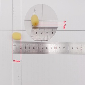 GAZ-MS04 5mm Diamètre mousse micro pare-brise pare-brise/Personnaliser mousse couvre pour 0.5mm Taille Capsule Micro - Product Image 5