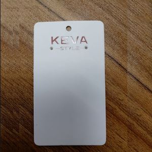 Tarjeta de Exhibición para Joyería Personalizada con Papel Kraft/Cartón, Logotipo Personalizado, Tarjeta para Pendientes - Product Image 2