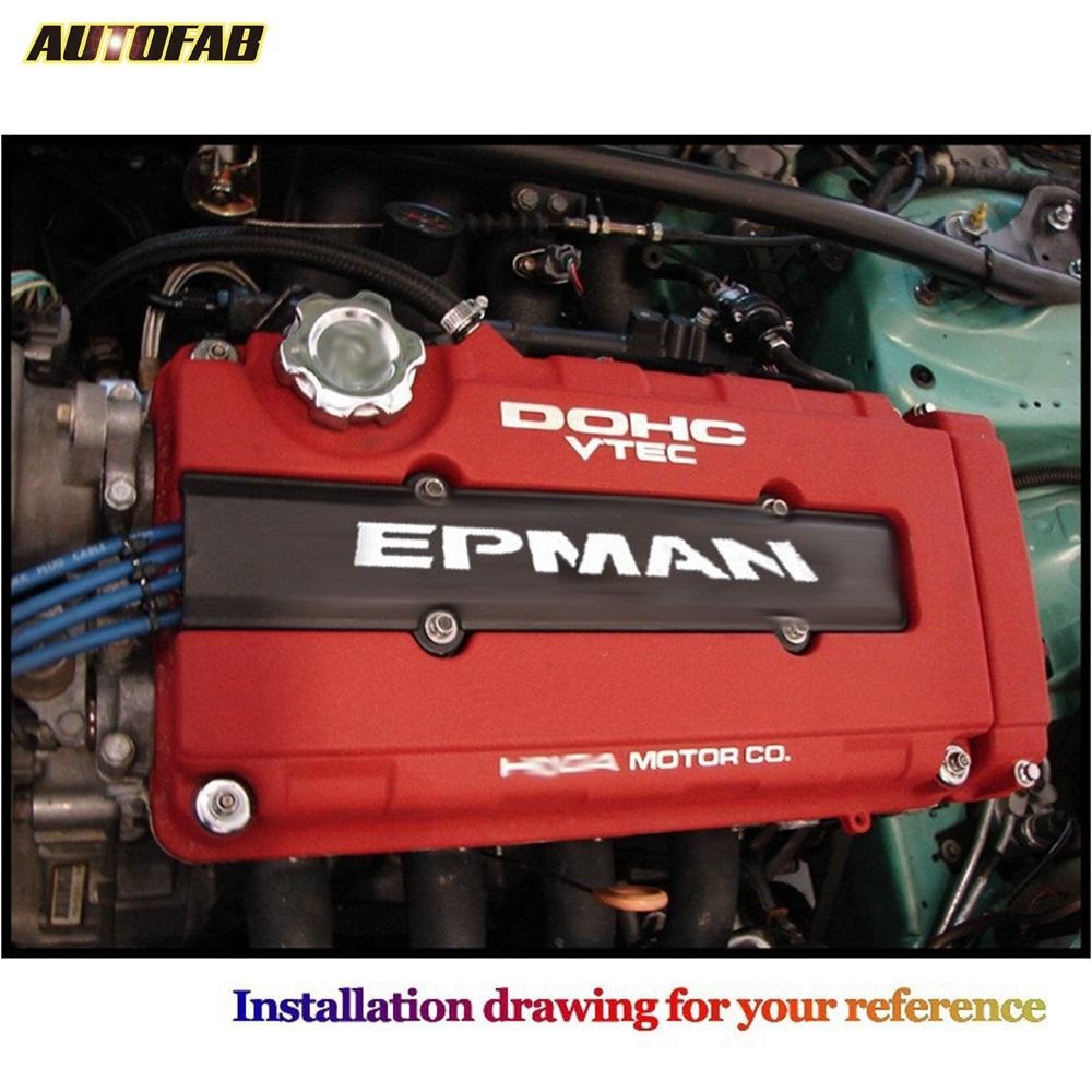 EPMAN RACING EVTEC cubierta de válvula arandelas tornillos Kit de hardware rojo para HONDA Civic ACURA Integra EP-DP004