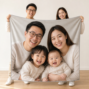 맞춤형 강아지 사진 프린트 담요, 가족과 아이들을 위한 반려동물 초상화 사진 담요, 공장 직영 최고의 선물 - Product Image 6