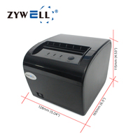 Printer Pos gulung kertas tanda terima termal bluetooth Wifi 80mm Printer tagihan Impresora Trmica