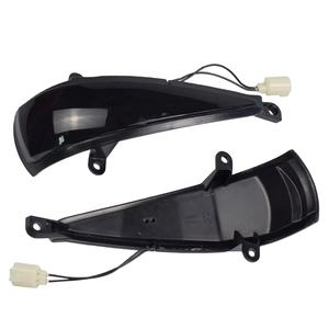 2X intermitente dinámico LED Indicador de luz de señal de giro lámpara de espejo lateral para <span class=keywords><strong>Honda</strong></span> <span class=keywords><strong>Civic</strong></span> 8th MK8 Hatchback 3D 5D 2006 2012 FN2 FN FK - Product Image 1