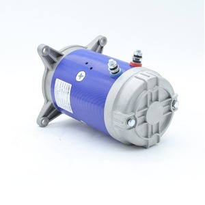 มอเตอร์ไฟฟ้ากระแสตรง Hy61023new 12V 2KW แบบแม่เหล็กถาวร ติดตั้งแบบหน้าแปลน สำหรับแท่นยกทำงานทางอากาศและลิฟท์เคลื่อนที่ - Product Image 1