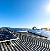 Supports de montage photovoltaïque pour toiture métallique en promotion – Système de support solaire réglable