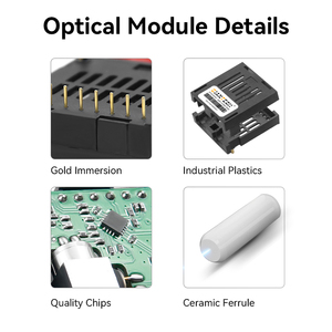 Módulo Óptico Soldado GIANTECH 1X9, 2M Multimodo, Puerto de Fibra Dual, 1310NM, 2KM, Equipo de Fibra de Grado Comercial - Product Image 1