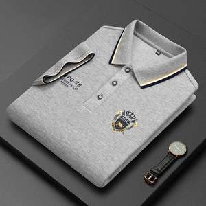 <span class=keywords><strong>Polo</strong></span> a Maniche Corte con Colletto Ricamato Traspirante Estiva Business Casual 2024 Taglie Forti <span class=keywords><strong>Cross</strong></span>-Border - Product Image 6