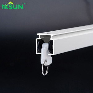 IKSUN 1 Set DIY Ceiling <b>Curtain</b> Rail Adjustable Extendable <b>Curtain</b> Poles Tracks - Product Image 4