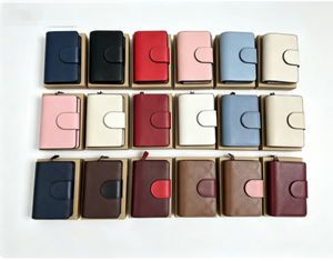 Women's Leather <b>Wallet</b> Large Capacity <b>Zipper</b> Long Purse with Wristlet Strap Multi Card Holder Clutch Wholesale Daily Coin Bag - Product Image 1