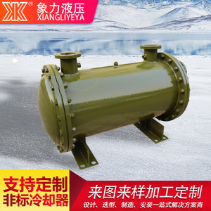 Échangeur de chaleur horizontal à coque et à tubes en acier au carbone pour refroidissement d'huile hydraulique et d'eau, série SL - Product Image 4