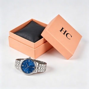 Caja de Reloj con Acabado Mate, Tapa y Base de Cartón Rígido, Logotipo Personalizado, Empaque de Lujo para Relojes de Alta Gama, Fábrica OEM - Product Image 5