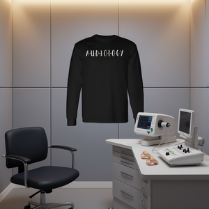 Camiseta de manga larga para audiólogos y especialistas en audífonos - Product Image 3