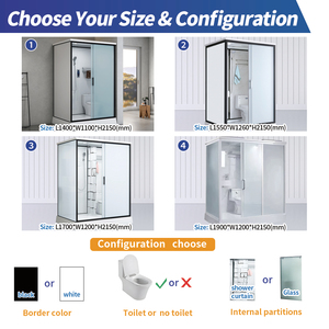 <span class=keywords><strong>Baño</strong></span> Modular <span class=keywords><strong>Prefabricado</strong></span> para Uso en Interiores (Incluye Inodoro), con Ventilación y Separación de Zonas Secas y Húmedas, en Oferta - Product Image 2