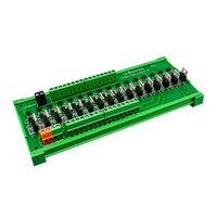 Module de carte amplificateur DC Plc 16 canaux avec isolation optocoupleur déclencheur haut/bas niveau 12V 24V Thyristor sans contact