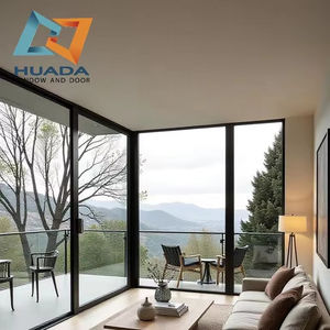 Huada Glass Picture Windows Floor to Ceiling Gran ventana de vidrio fija Marco de aluminio <span class=keywords><strong>Buena</strong></span> <span class=keywords><strong>vista</strong></span> Ventana panorámica para House Villas - Product Image 2