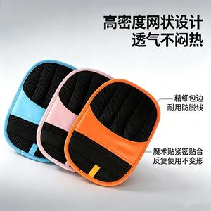 Pet Hair Removal Gloves Round TPR 18x24 <b>For</b> Long Haired <b>Dogs</b> Cats <b>Sofa</b> Clothes <b>Bed</b> Sheets - Product Image 5