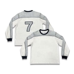Camisetas Personalizadas de Fútbol, Estilo Retro Vintage, de Poliéster, con Bordado y Sublimación, de Manga Larga, para Club - Product Image 3