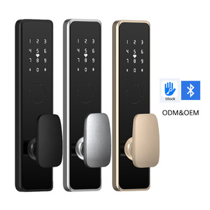 An toàn cảm ứng kỹ thuật số ttlock cho Bluetooth thông minh khóa cửa gỗ mật khẩu thẻ khách sạn căn hộ điện tử kiểm soát truy cập cho - Product Image 1