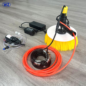 ソーラーパネル洗浄ツール窓洗浄ポール水フェッドテレスコピックブラシソーラーパネル - Product Image 2