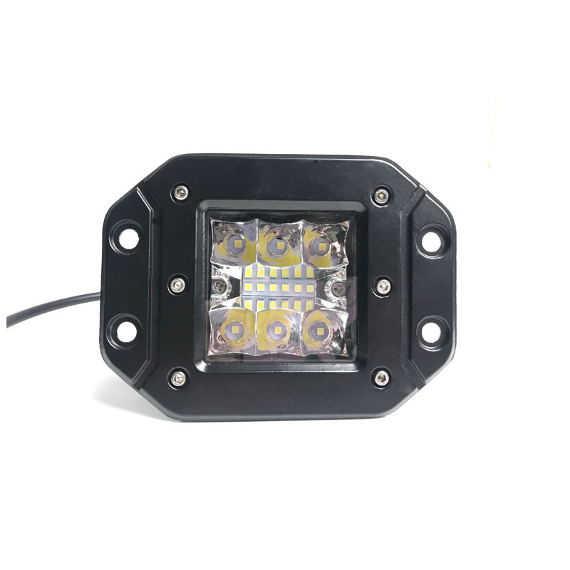36W Super Bright Waterproof 10-30V 12V 24V Flush Mounting Embedded Installation Light Led Pods LED Work Light