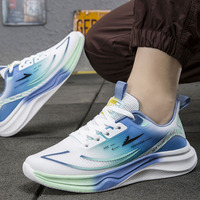 Nouvelle Tendance Chaussures de Sport Homme Printemps Ultra Respirantes Légères Antidérapantes avec Amorti d'Air pour la Course