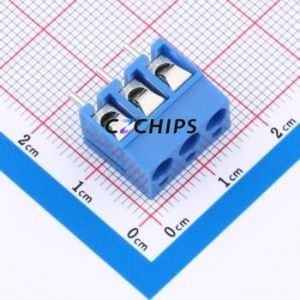 C50300V-3P1D36 Screw Terminal Block Through hole Component (THT),P=5mm Connector 1x3P 5mm 3P 1 - Product Image 1