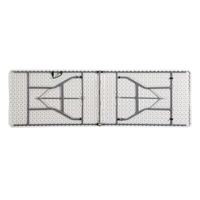 Mesa de Comedor Plegable de Plástico para Jardín, Impermeable, Moderna, Grande, para 12 Personas