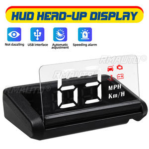 C100 OBD2 HUD Pantalla de Visualización Frontal, Velocímetro para Auto, Consumo de Combustible, Proyector EOBD, Computadora de a Bordo, Accesorios para Auto - Product Image 1
