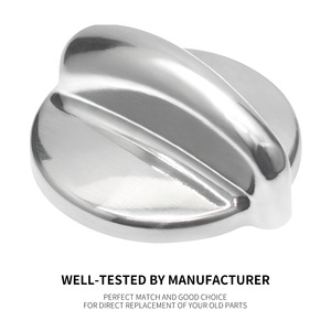 Bouton de commande de cuisinière à gaz en acier inoxydable, type à insertion WB03K10303, pièces durables pour plaque de cuisson - Product Image 2