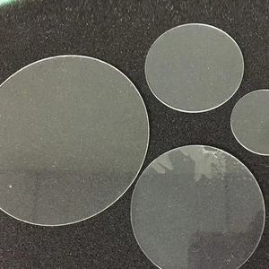 Vidrio Óptico de Precisión Circular de Borosilicato Industrial Personalizado, Pulido, de Alta Transmitancia de Luz, para Invernadero Solar - Product Image 1
