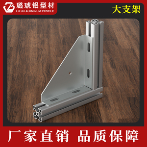 Support d'angle droit en profilé aluminium Lu Hu pour montage de table d'atelier - Product Image 5