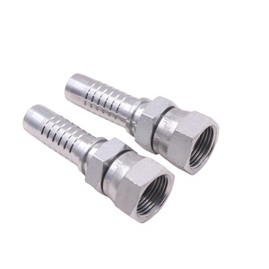 26712D-12-12 Hydraulic Female <strong>Swivel</strong> Hose Quick <strong>Coupler</strong> JIC Female Fittings Nipple - Product Image 1