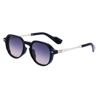 Lunettes de soleil rétro pour hommes à imprimé léopard, style européen et américain, monture carrée petite, monture intégrale, UV400, non polarisées