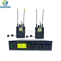 Système de monitoring intra-auriculaire sans fil UHF portable double canal PSM900 avec récepteur bodypack stéréo pour la scène