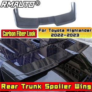 Aileron arrière pour Toyota Highlander 4ème génération 2021 2022 2023, kit carrosserie, plastique ABS, aileron de toit arrière, pièce extérieure - Product Image 2