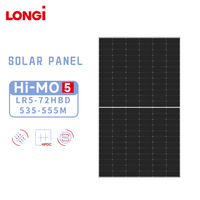 Panneau solaire LONGi 535W 540W 545W 550W 555W Hi-MO 5 Mono PERC, module photovoltaïque demi-cellule 144 cellules 9BB