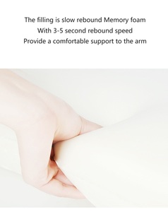 Silla de oficina y hogar de espuma viscoelástica con almohadilla para reposabrazos para almohada y posicionador funcional de trabajo - Product Image 4