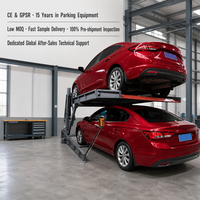 Lève-voiture hydraulique inclinable à faible hauteur de levage avec accès en 24 secondes pour garages résidentiels étroits