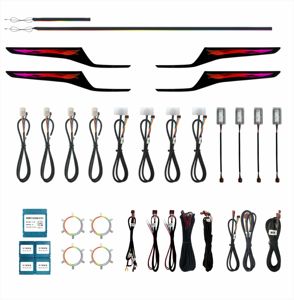 Adatto per 20-24 luci ambientali dinamiche <span class=keywords><strong>Ford</strong></span> <span class=keywords><strong>Focus</strong></span>/Ruiji (versione stampo nastro) 22 luci - Product Image 1