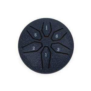 Mini tambour éthéré de 3 pouces Mini tambour de poche à 6 notes Instrument d'illumination Cadeau d'étudiant pour enfants - Product Image 1