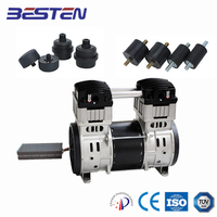 Compresseur d'air à piston sans huile DC 7 bar 1HP 750W Moteur sans balais à aimant permanent 12V Pompe à air montée sur véhicule Nouveau pour l'exploitation minière