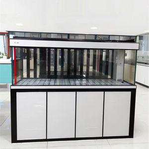 Akuarium Kaca Persegi Panjang Modern Ramah Lingkungan 500L 50W Kontrol Cerdas Senyap dengan Layar, Tangki Ikan untuk Ruang Tamu Ukuran Besar Sedang Kecil - Product Image 5