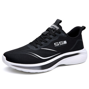 Zapatillas de correr de malla para hombre, ligeras, transpirables, con suela acolchada, zapatillas deportivas para primavera, verano y otoño, talla 7 a 13 - Product Image 5