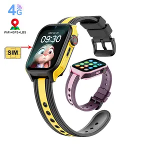 Bumblebee jam tangan pintar anak, arloji Cerdas warna dengan GPS kamera SOS panggilan video set untuk anak laki-laki dan perempuan