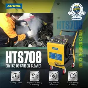 Universele HTS708 Geen Schade 110V 220V Auto Motor Carbon Cleaner Tool Droog Ijs Stralen Reinigingsmachine Voor Alle auto 'S