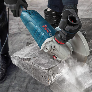 Meuleuse d'angle électrique industrielle <span class=keywords><strong>Bosch</strong></span> 2400W, moteur à balais, disque de coupe, GWS 24-180/<span class=keywords><strong>230</strong></span> JZ, vibrations d'excès de charge - Product Image 3