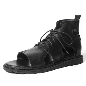 Nuevas sandalias de lujo de piel completa para hombre 2025-Sandalias de diseñador retro-Sandalias de verano de alta calidad - Product Image 2